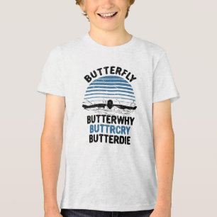 Camiseta Triblenda Natación - Regalo de natación estilo mariposa Mari