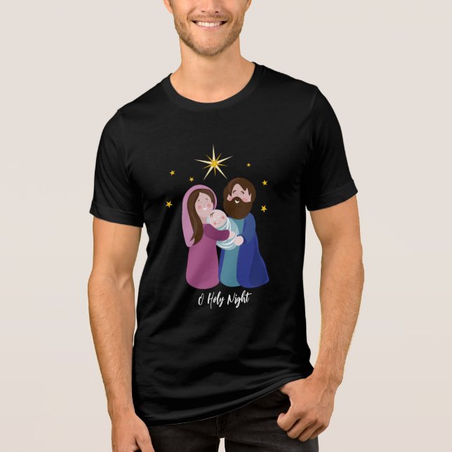 Camiseta Triblenda Natividad de los navidades (Anverso)