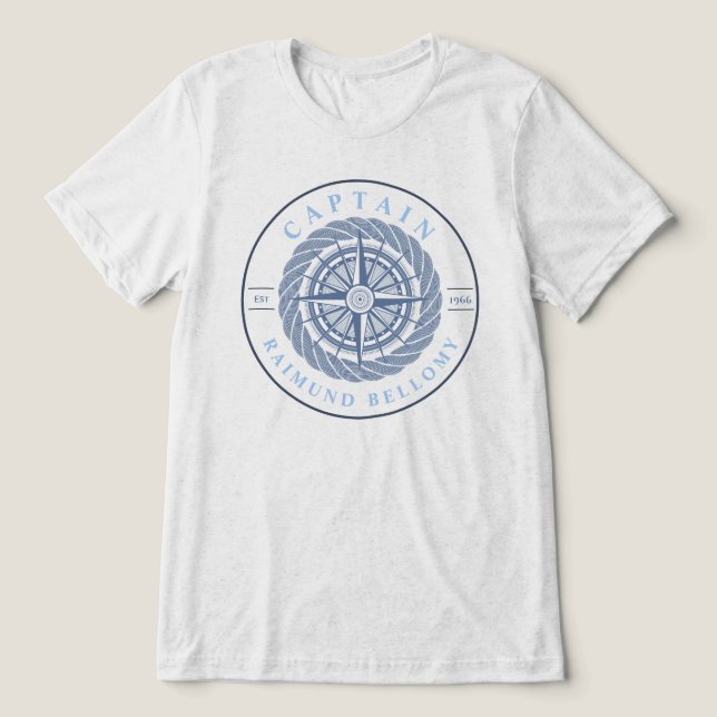 Camiseta Triblenda Navegación náutica (Diseño delantero )