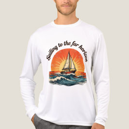 Camiseta Triblenda Navegando hacia el horizonte lejano. citas de aven