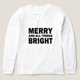 Camiseta Triblenda Navidad Alegre y Brillante