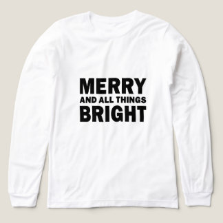 Camiseta Triblenda Navidad Alegre y Brillante