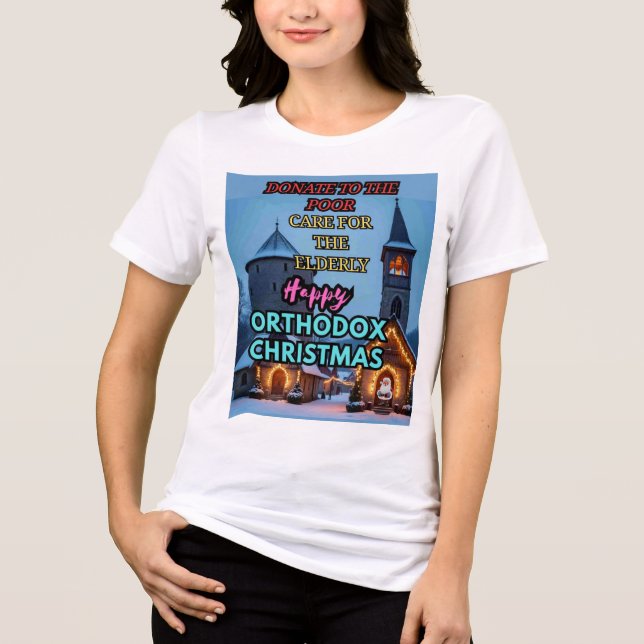 Camiseta Triblenda Navidad ortodoxa (Anverso)