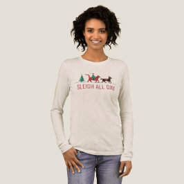 Camiseta Triblenda Navidad Trineo Todo el Día