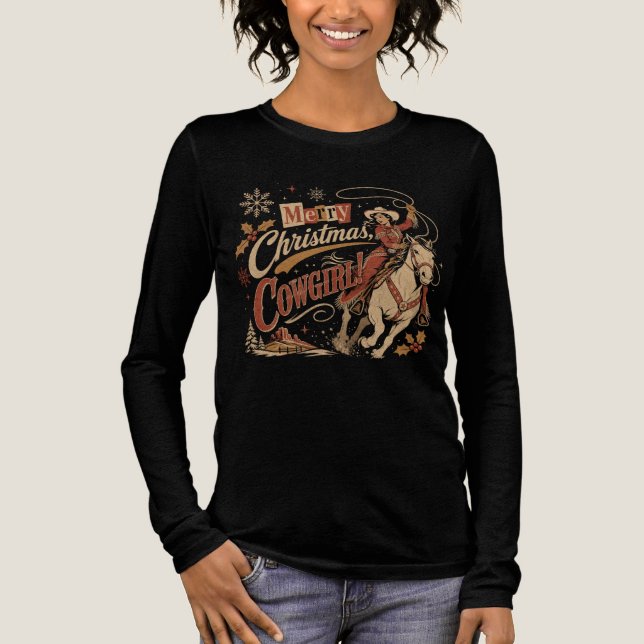Camiseta Triblenda Navidad Vaquera (Anverso)
