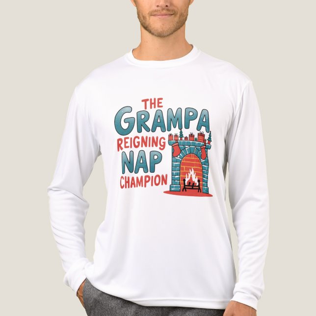 Camiseta Triblenda Navidades Campeones de la Nap Grampa Reigning (Anverso )