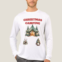 Camiseta Triblenda Navidades Camping Tri-Blend Long Sleeve Tee