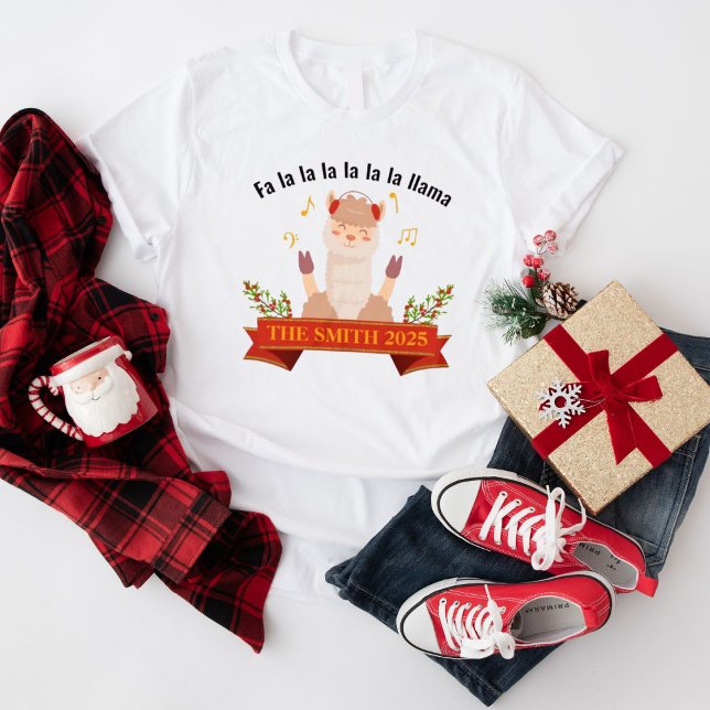 Camiseta Triblenda Navidades cantantes llaman a familia a juego con m (Subido por el creador)