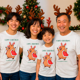 Camiseta Triblenda Navidades cappy Divertido capibara