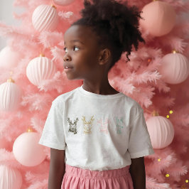 Camiseta Triblenda Navidades de Animales Woodland de Estilo Moderno