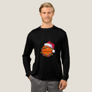 Camiseta Triblenda Navidades de baloncesto de nieve Santa Béisbol