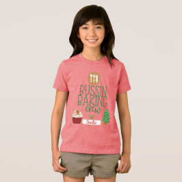 Camiseta Triblenda Navidades de Bussin Baking Crew (con nombre)