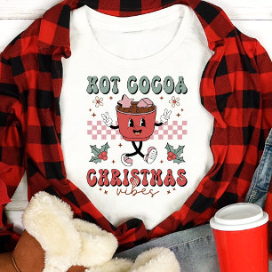 Camiseta Triblenda Navidades de cacao caliente Vibes Retro Holiday