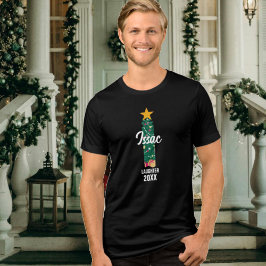 Camiseta Triblenda Navidades de familia monogramados Issac Meaning