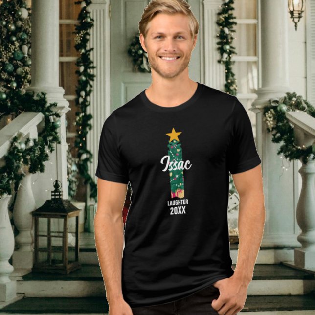 Camiseta Triblenda Navidades de familia monogramados Issac Meaning (Subido por el creador)