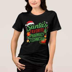 Camiseta Triblenda Navidades de farmacia de Santa Favorita Tech