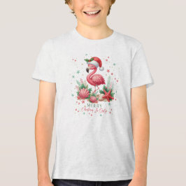 Camiseta Triblenda Navidades de Julio Flamingo