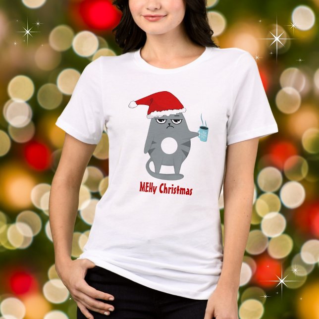 Camiseta Triblenda NAVIDADES de MEHy Navidades divertidos de Santa Ca (Available in many different styles, types, sizes and colors. Edit the phrase to make it your own. )