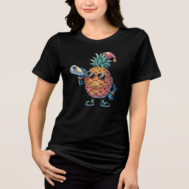 Camiseta Triblenda Navidades de piña (Anverso)