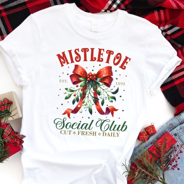 Camiseta Triblenda Navidades del Mistletoe Social Club Coquette (Subido por el creador)