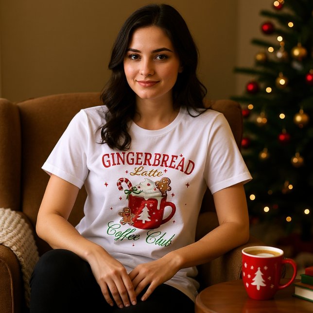 Camiseta Triblenda Navidades Festival Gingerbread Latte Coffee Club (Subido por el creador)