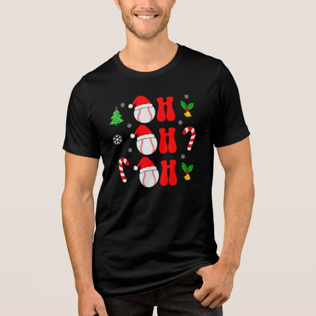 Camiseta Triblenda Navidades Ho Ho Ho Ho Ho Funny Xmas-85211 (Anverso)
