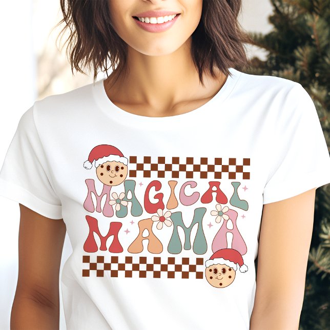 Camiseta Triblenda Navidades mágicos Mama Retro (Subido por el creador)