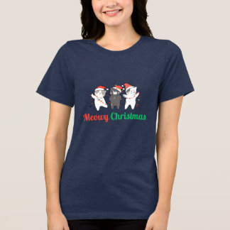 Camiseta Triblenda Navidades Meowy