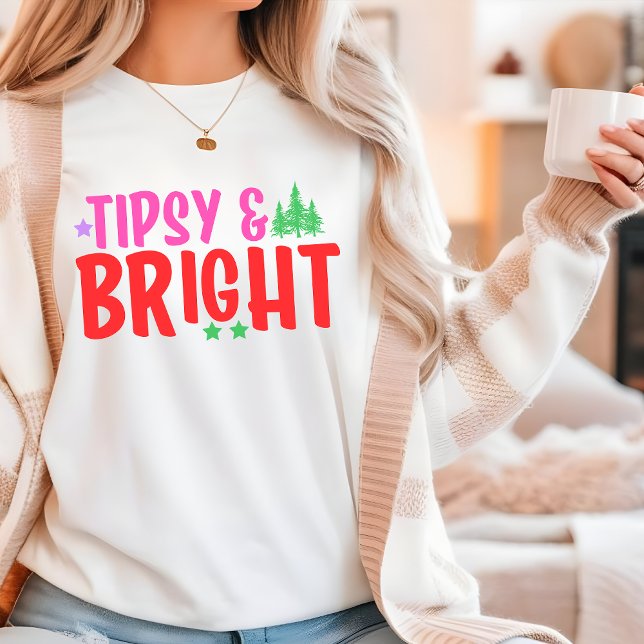 Camiseta Triblenda Navidades modernos y brillantes divertidos (Subido por el creador)