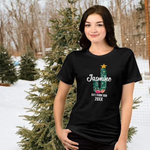 Camiseta Triblenda Navidades Nombre Familia Inicial Coincidencia
