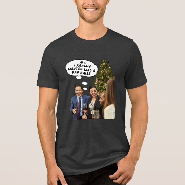 Camiseta Triblenda Navidades pagan aumento: (Anverso)