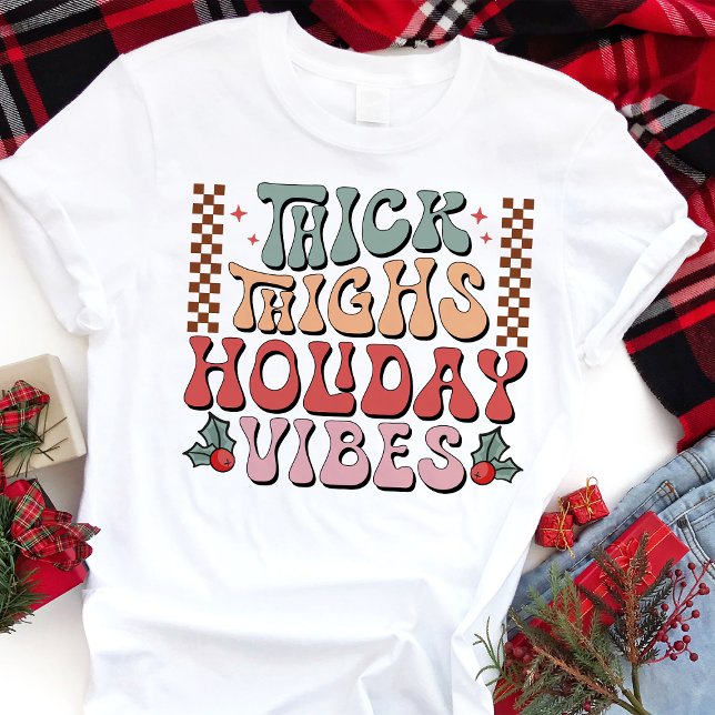 Camiseta Triblenda Navidades retro de vibraciones de festividades de  (Subido por el creador)