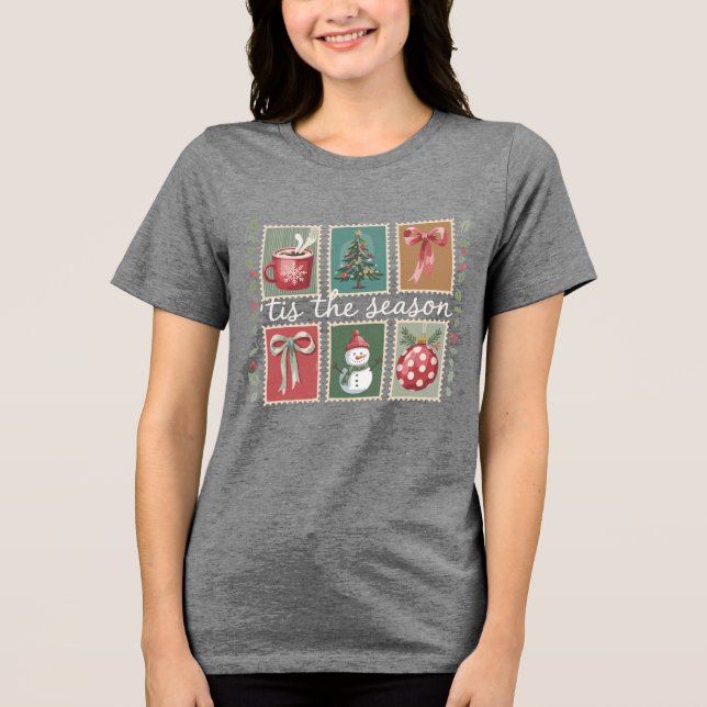 Camiseta Triblenda Navidades Retro Este Es El Acogedor Invierno De Te (Anverso)