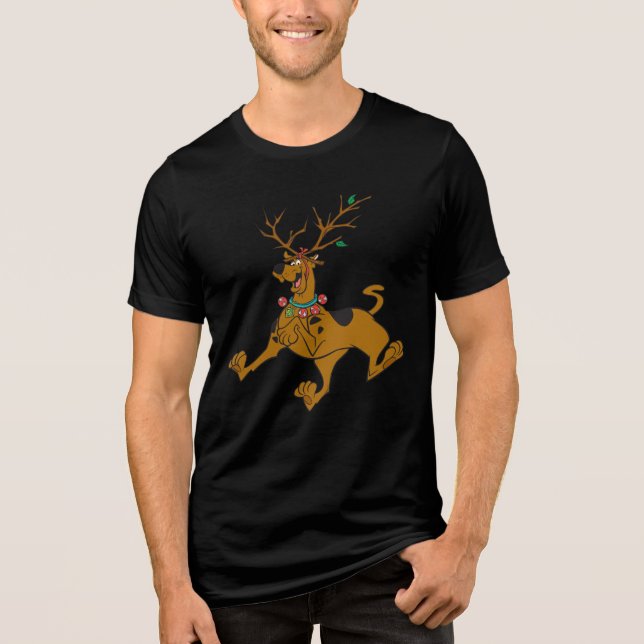 Camiseta Triblenda Navidades Scooby-Doo (Anverso)