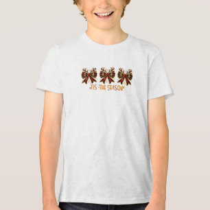 Camiseta Triblenda Navidades Sopla Arcos Rojos