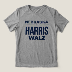 Camiseta Triblenda Nebraska Harris Walz