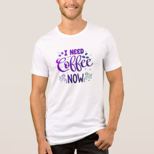 Camiseta Triblenda Necesito Café Ahora Bella+Canvas Tri-Blend Camiset