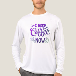 Camiseta Triblenda Necesito Café Ahora Bella+Canvas Tri-Blend Long Sl