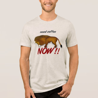 Camiseta Triblenda ¡Necesito Café Ahora! León