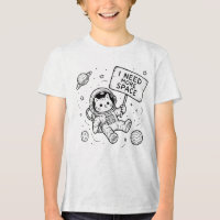 Necesito Más Espacio Gato Astronauta Divertido