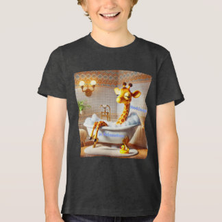 Camiseta Triblenda Neck Deep in Relaxation - Giraffe Bubble Bath