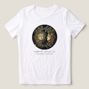 Camiseta Triblenda Negocios de estrellas de luna de sol holística