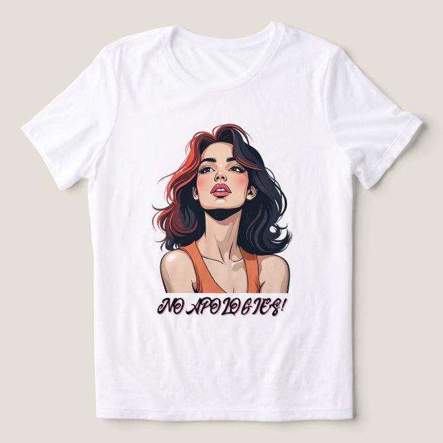 Camiseta Triblenda Negrita y bella - Actitud feroz (Diseño delantero )