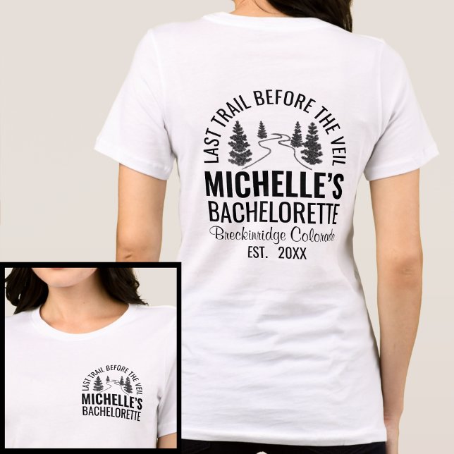 Camiseta Triblenda Negro y Blanco Moderno Último Sendero Antes del Ve (Subido por el creador)