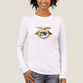 Camiseta Triblenda NeoAnkh 3D Golden Eye of Horus & Winged Sun Disk 
