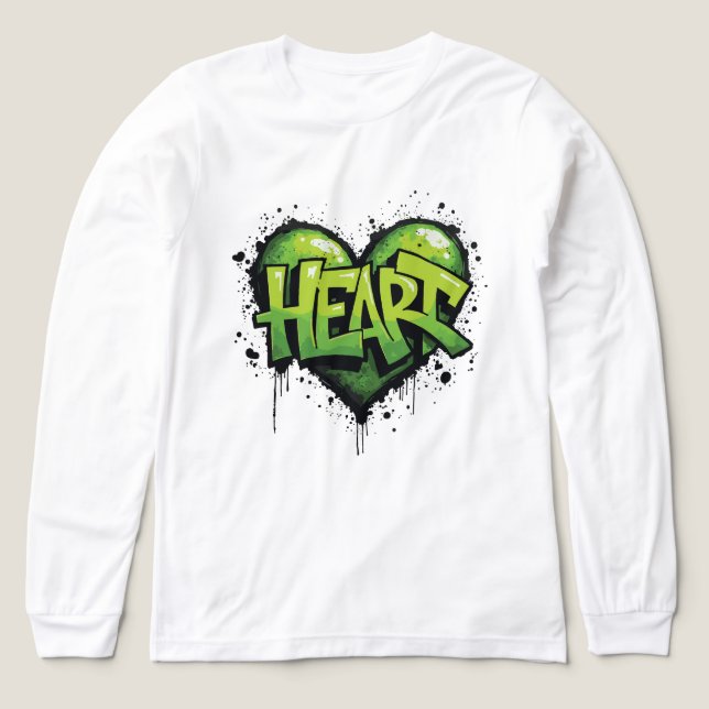Camiseta Triblenda Neon Heartbeat (Diseño frontal)