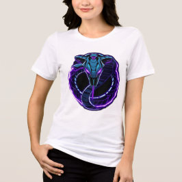 Camiseta Triblenda Neon-Kobra – Wächter des digitalen Dschungels