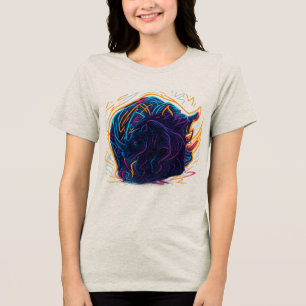 Camiseta Triblenda Neon Rhino Graffiti Energy Art