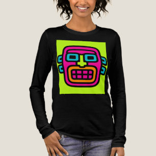 Camiseta Triblenda Neon Tribal Vibe - El audaz tee gráfico de las muj