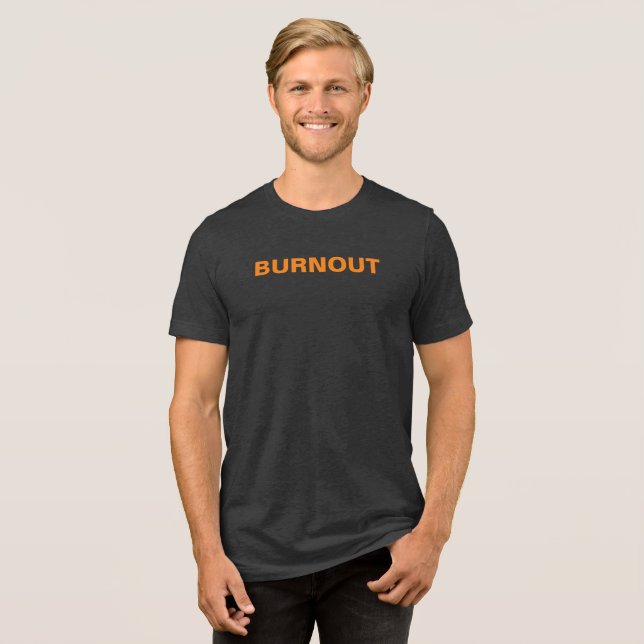 Camiseta Triblenda Neurodiversidad en BURNOUT Conciencia sobre autism (Anverso Completa)